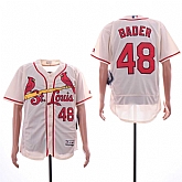 Cardinals 48 Harrison Bader Cream Flexbase Jersey Sguo,baseball caps,new era cap wholesale,wholesale hats